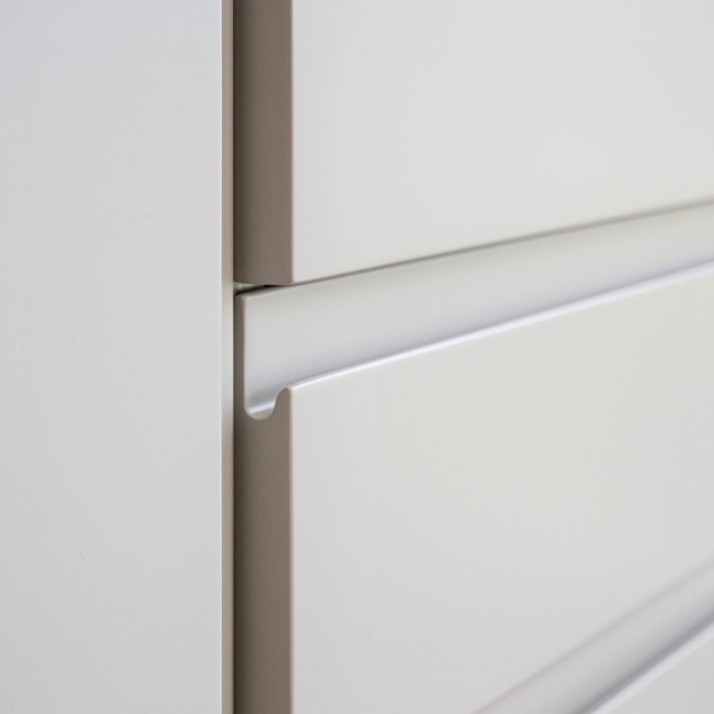 Фрезерованная ручка в разрезе