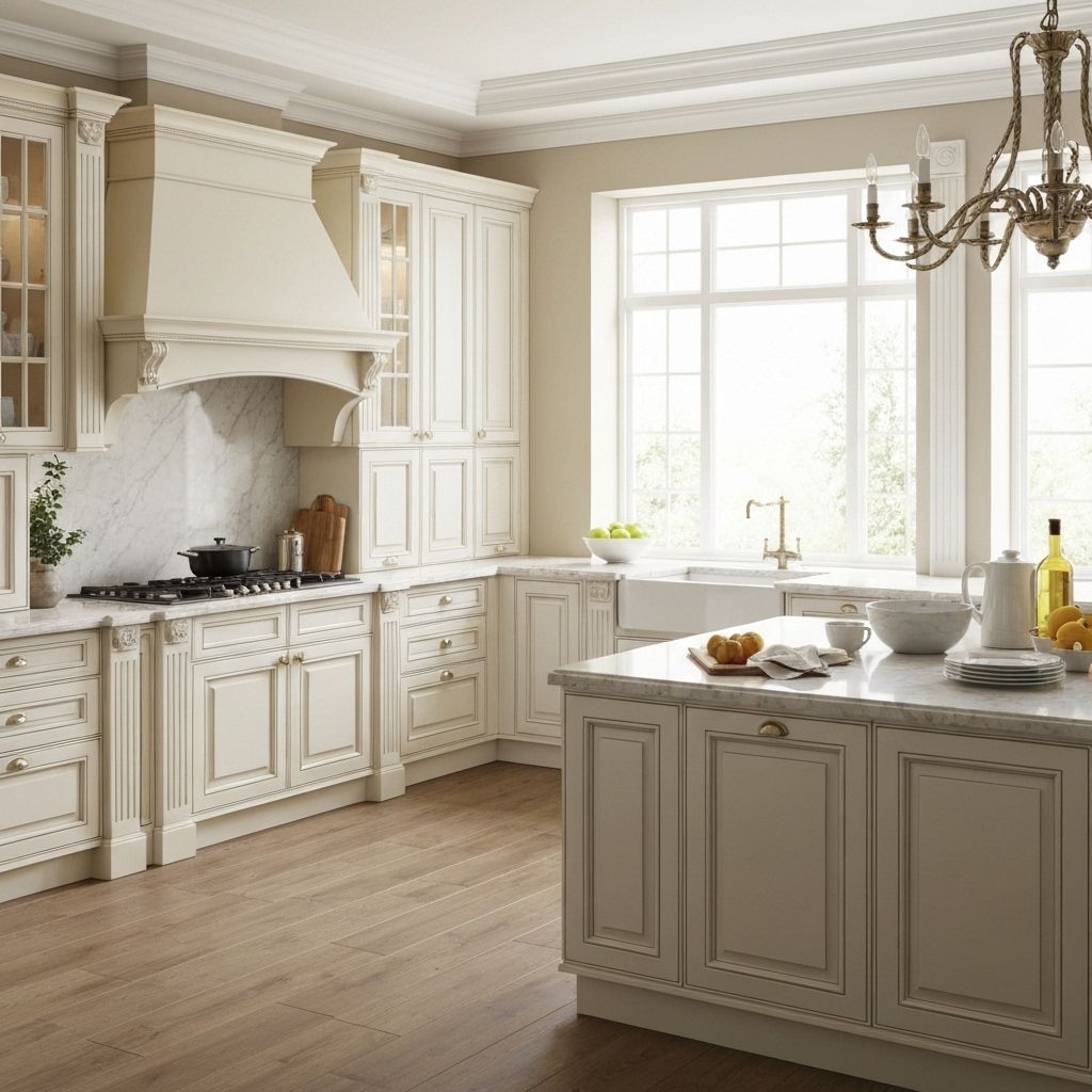 Neoklassikalises stiilis köök