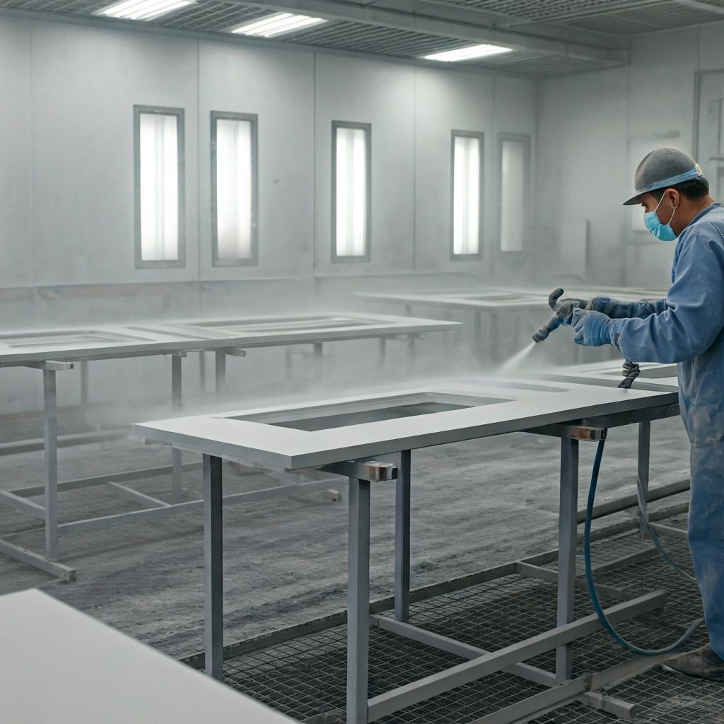 MDF värvimise protsess