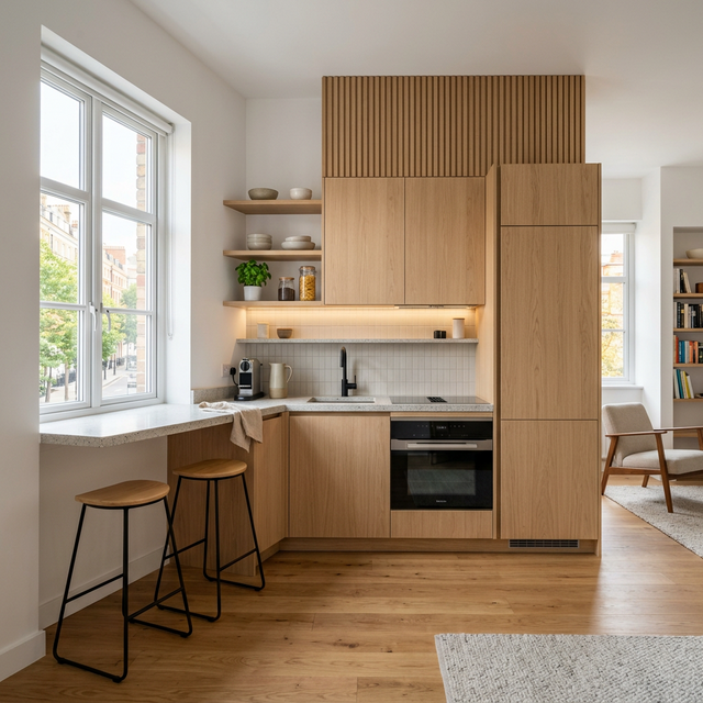 Kompaktne köök väikesele korterile