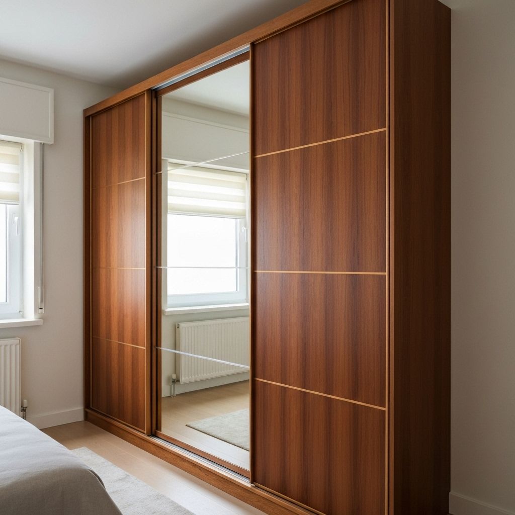 Шкаф-купе с комбинированными дверями